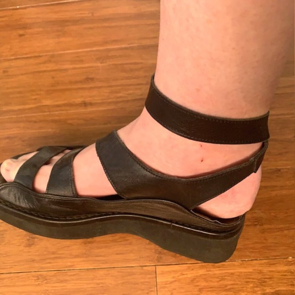 Black Italian shoes bought in Florence